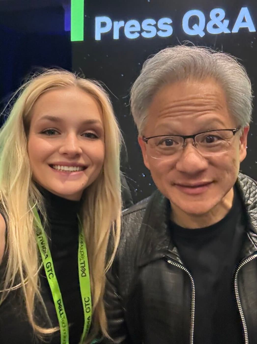 With Jensen Huang at NVIDIA GTC