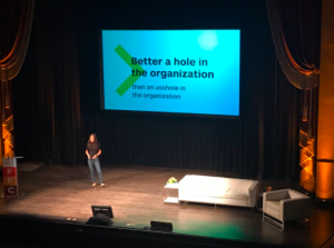 Better a hole in the organization than an asshole in the organization